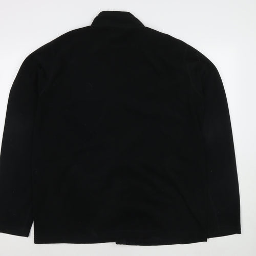 Eddie Bauer Mens Black Jacket Size XL Zip