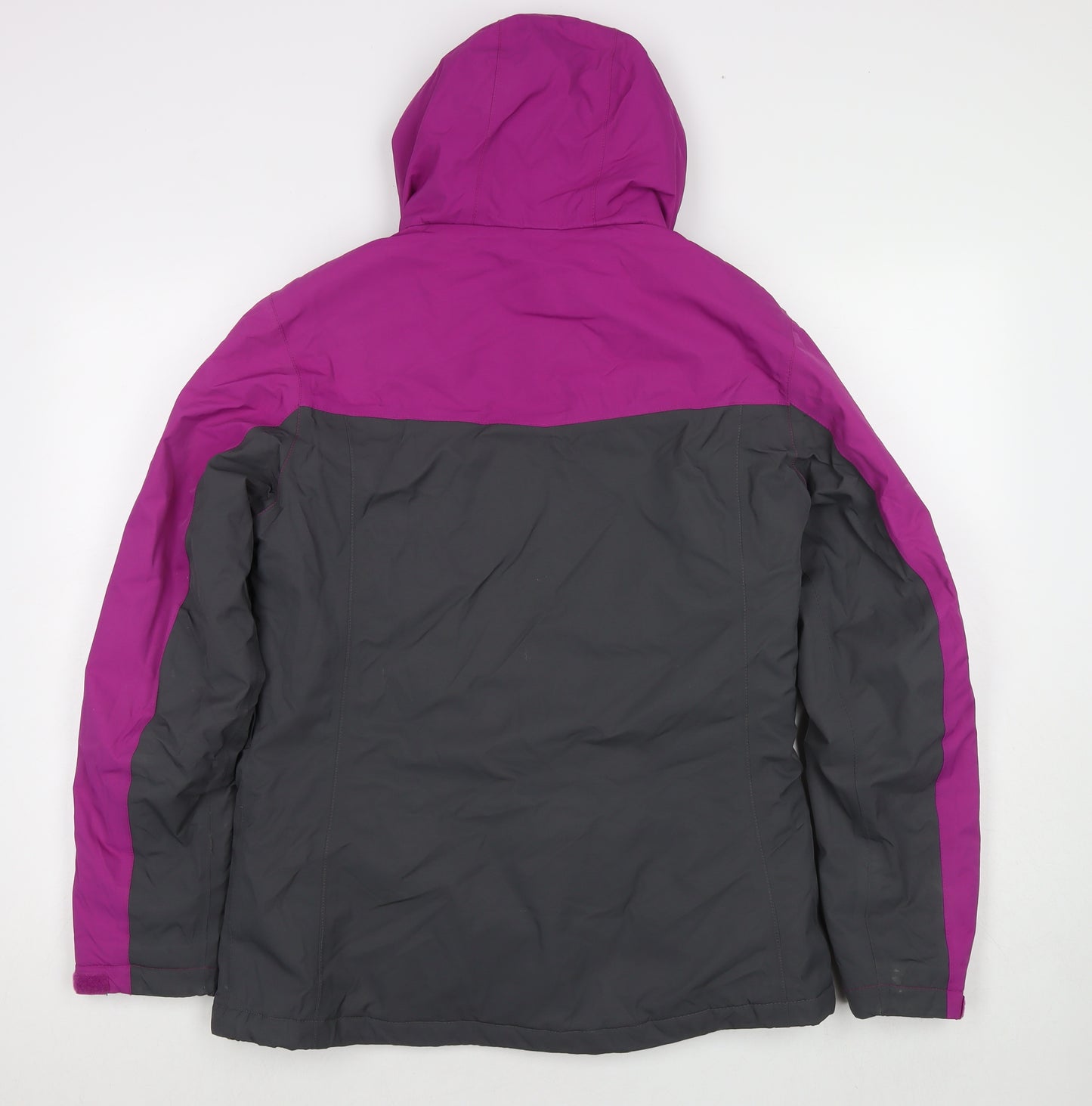 Crane Womens Grey Ski Jacket Jacket Size 12 Zip - Size 12-14 Ski Jacket
