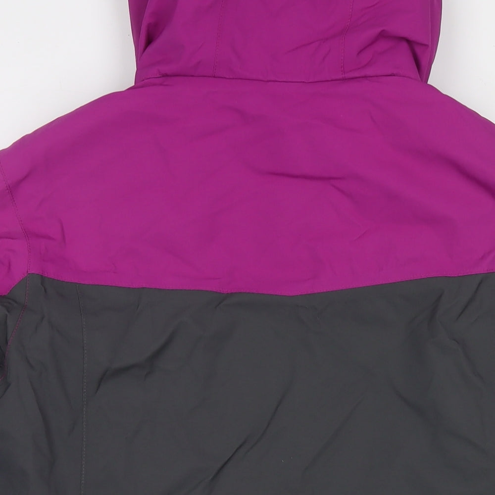 Crane Womens Grey Ski Jacket Jacket Size 12 Zip - Size 12-14 Ski Jacket