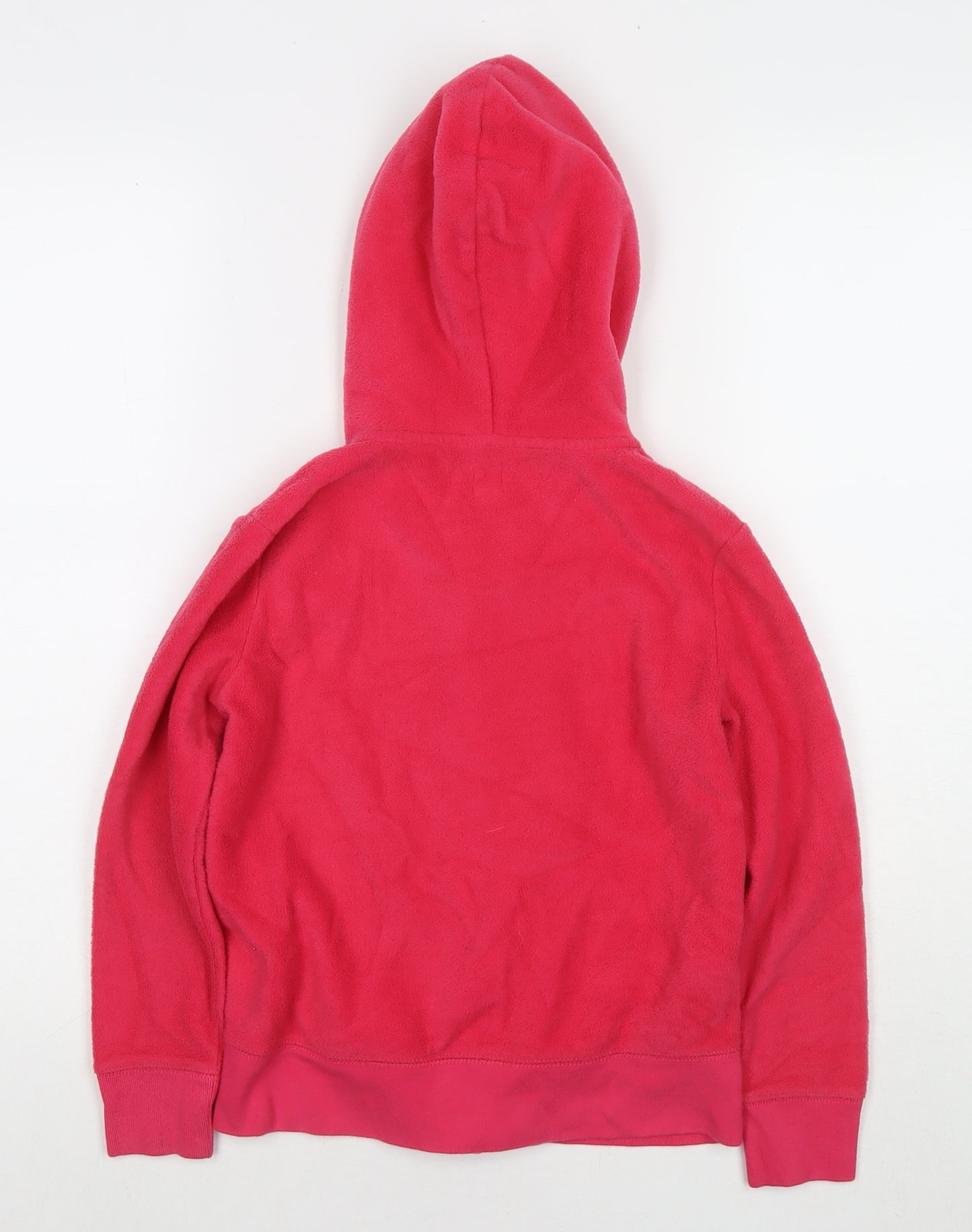 Gap Girls Pink Jacket Size 8 Years Zip - Logo