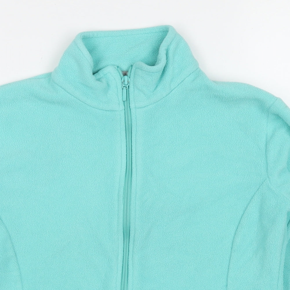 Marks and Spencer Womens Blue Jacket Size 10 Zip
