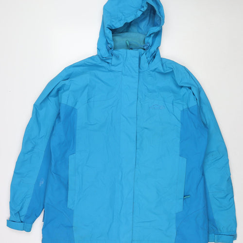 Mountain Life Womens Blue Jacket Size 20 Zip - Technical