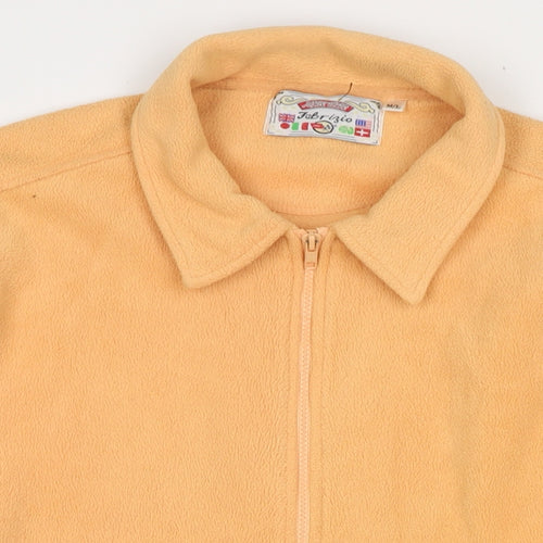 Fabrizio Womens Orange Jacket Size M Zip - Size M/L