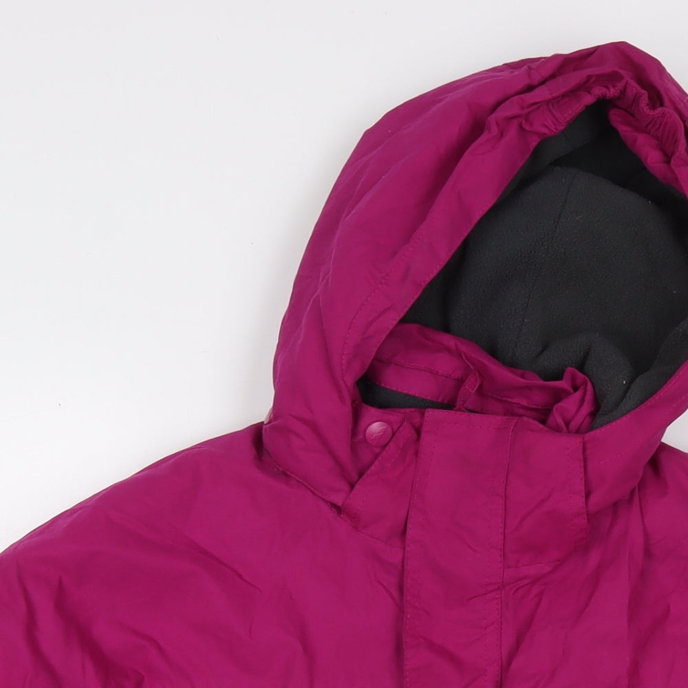 Trespass Girls Pink Jacket Size 13-14 Years Zip - Technical