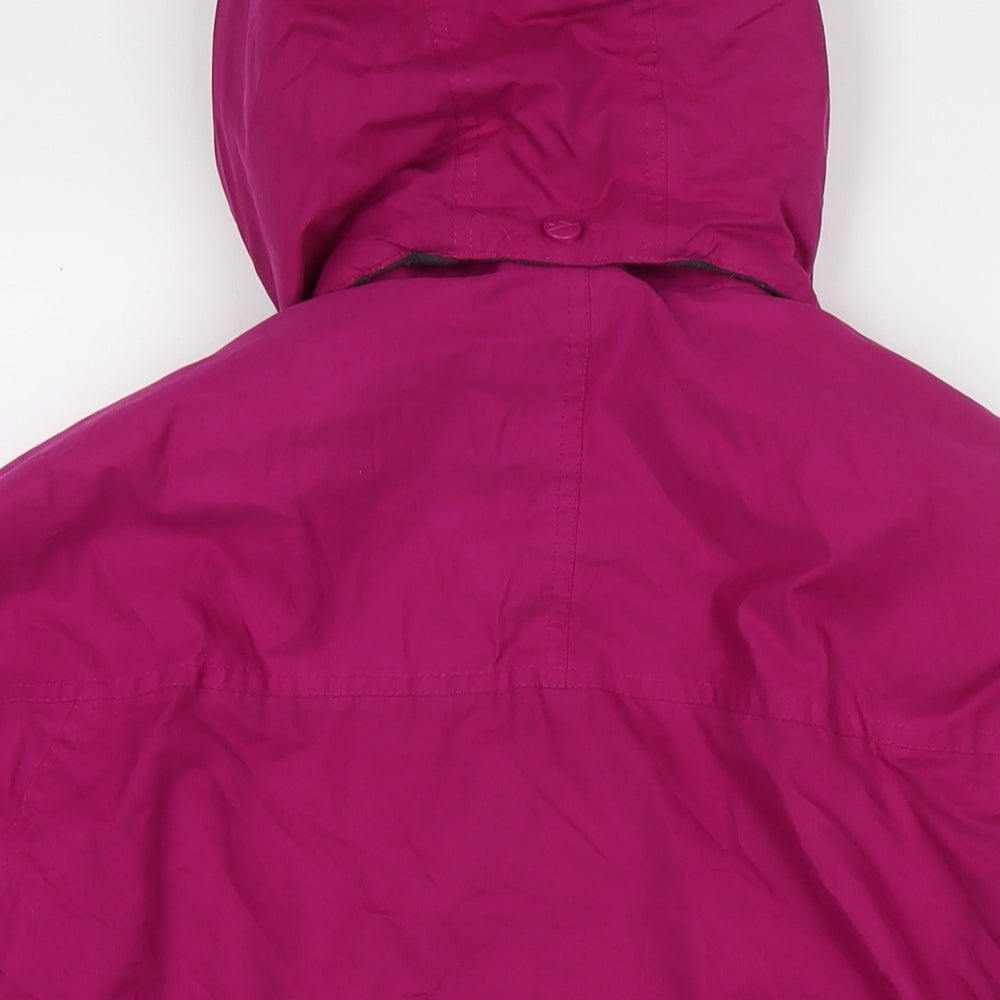Trespass Girls Pink Jacket Size 13-14 Years Zip - Technical