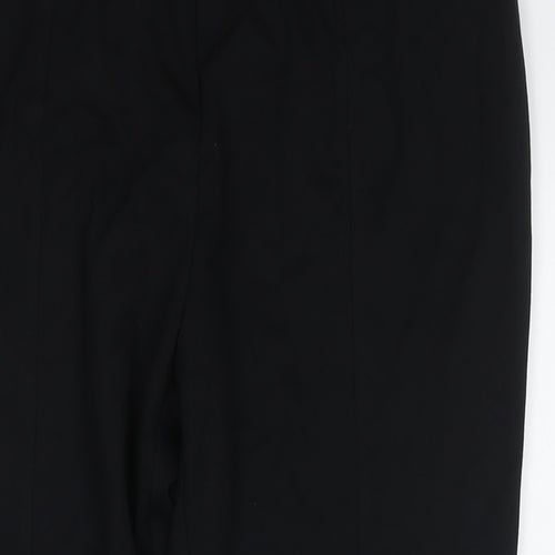 Damart Womens Black Polyester Trousers Size 20 L24 in Regular
