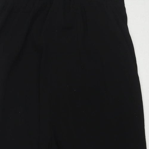 Quiz Womens Black Polyester Trousers Size 12 Regular