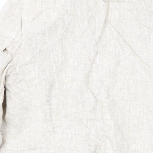 Marks and Spencer Womens Beige Jacket Blazer Size 8