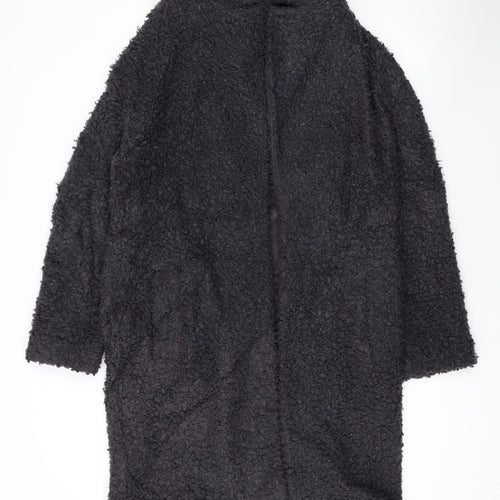 Marks and Spencer Womens Grey Overcoat Coat Size 12