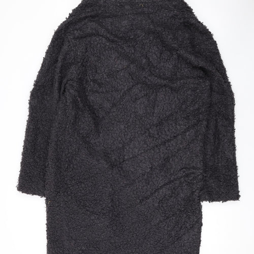 Marks and Spencer Womens Grey Overcoat Coat Size 12