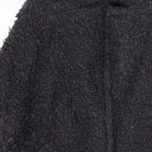 Marks and Spencer Womens Grey Overcoat Coat Size 12