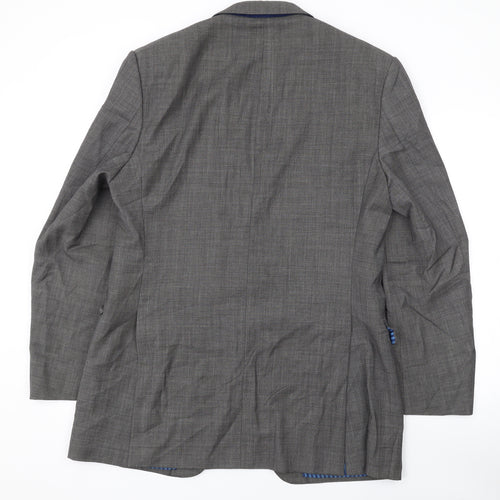Marks and Spencer Mens Grey Wool Jacket Suit Jacket Size 40 Regular