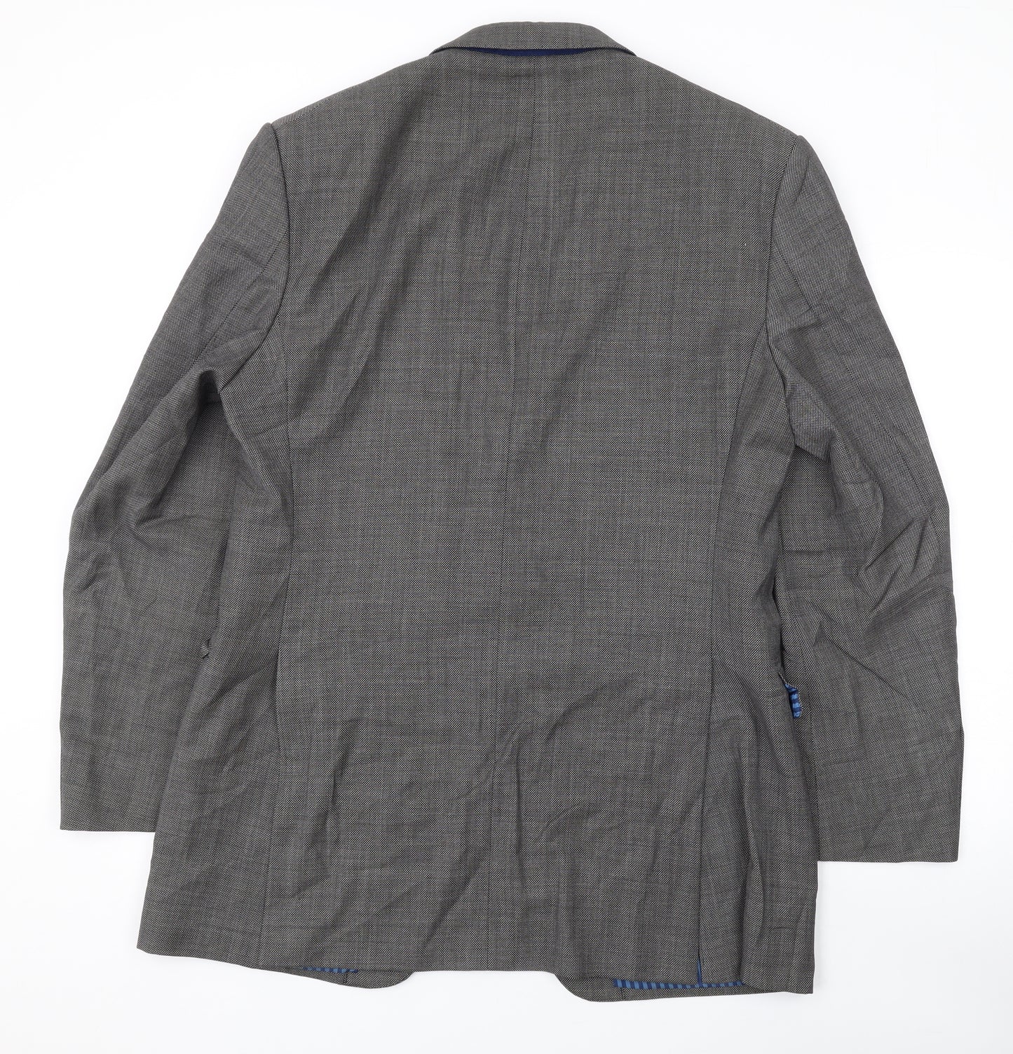 Marks and Spencer Mens Grey Wool Jacket Suit Jacket Size 40 Regular