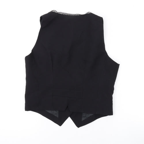 La Redoute Womens Black Polyester Basic Tank Size 12 V-Neck
