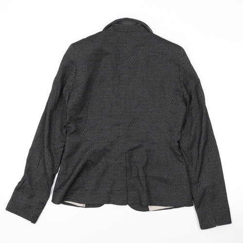 NEXT Womens Grey Jacket Blazer Size 8 Button