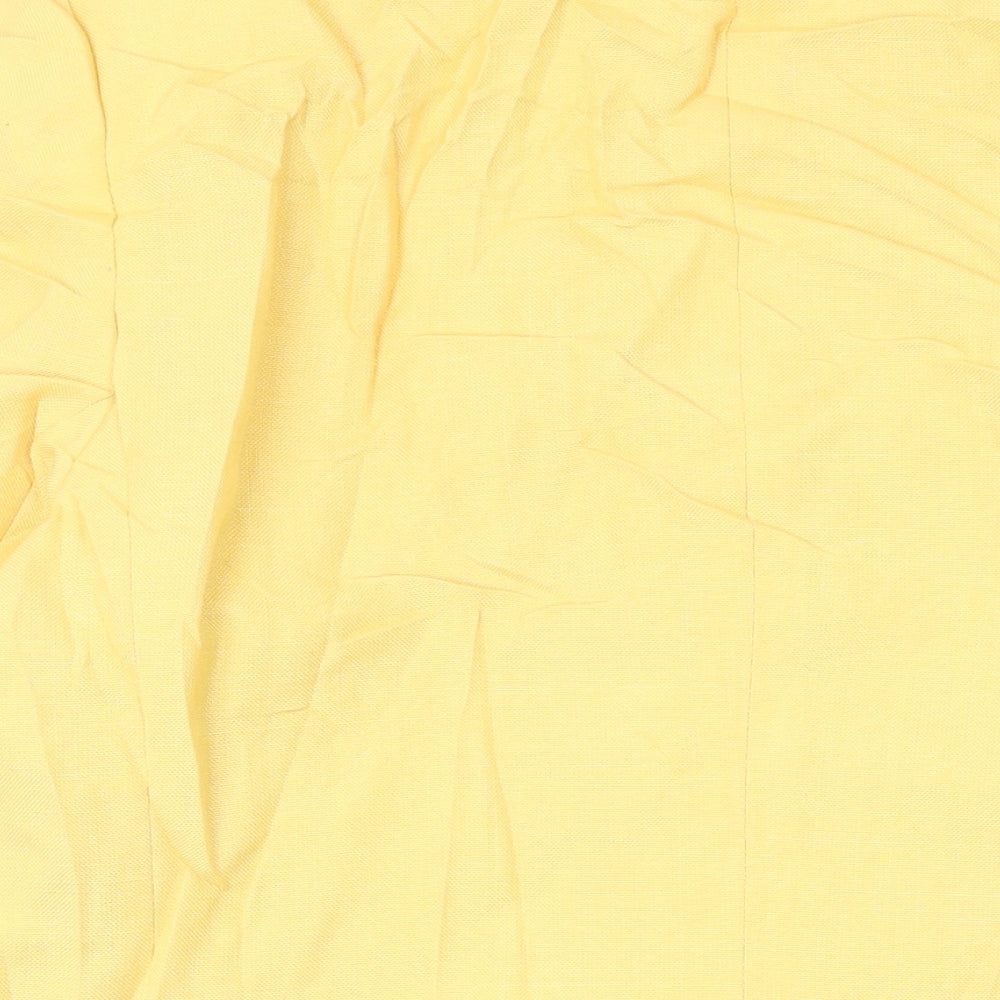 Viyella Womens Yellow Jacket Blazer Size 18 Button