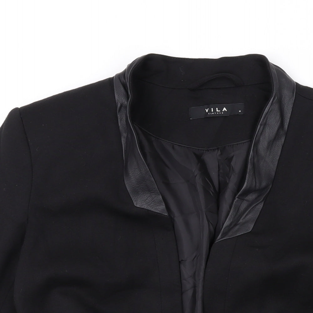 VILA Womens Black Jacket Blazer Size M
