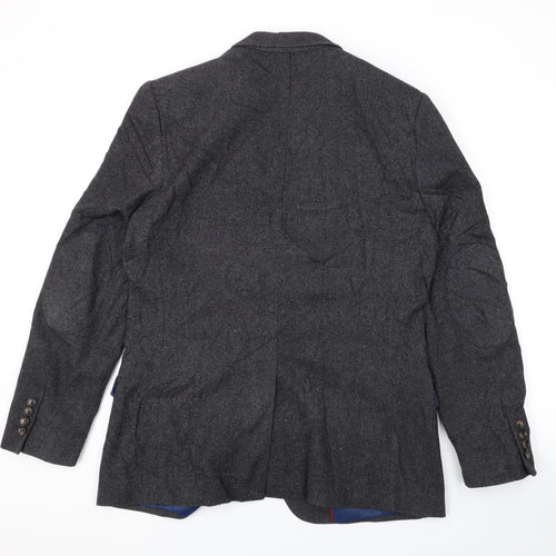 Marks and Spencer Mens Grey Wool Jacket Suit Jacket Size 40 Regular