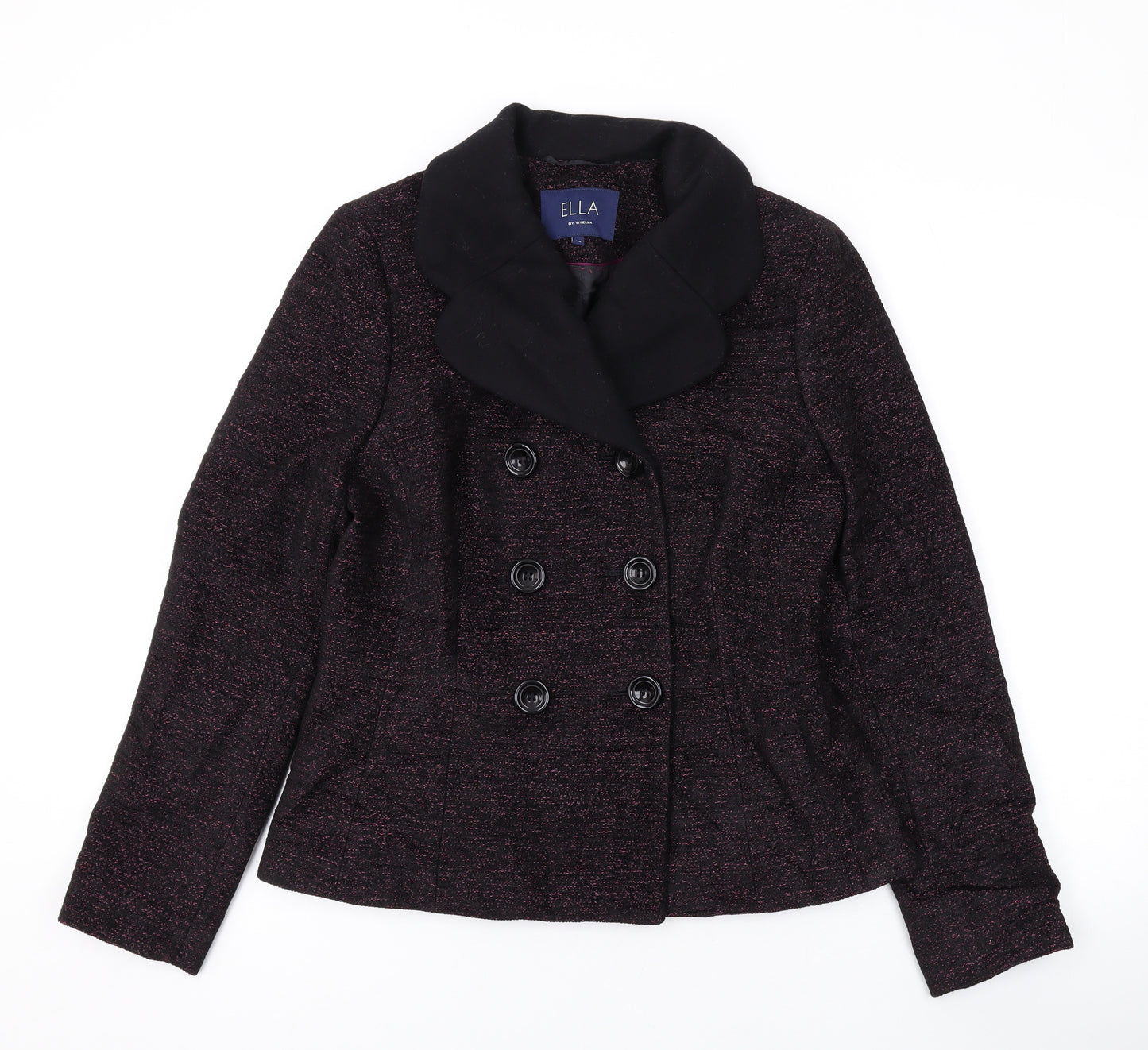 Viyella Womens Purple Jacket Size 10 Button
