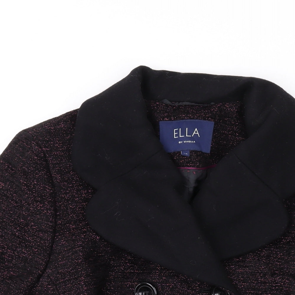 Viyella Womens Purple Jacket Size 10 Button