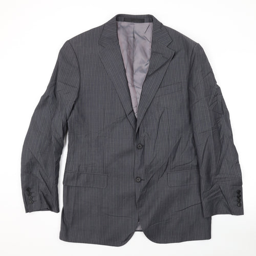 Marks and Spencer Mens Grey Wool Jacket Suit Jacket Size 42 Regular