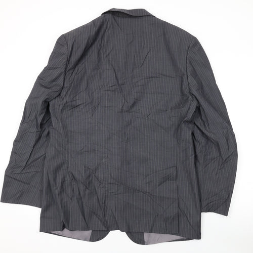 Marks and Spencer Mens Grey Wool Jacket Suit Jacket Size 42 Regular