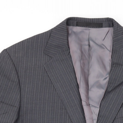 Marks and Spencer Mens Grey Wool Jacket Suit Jacket Size 42 Regular