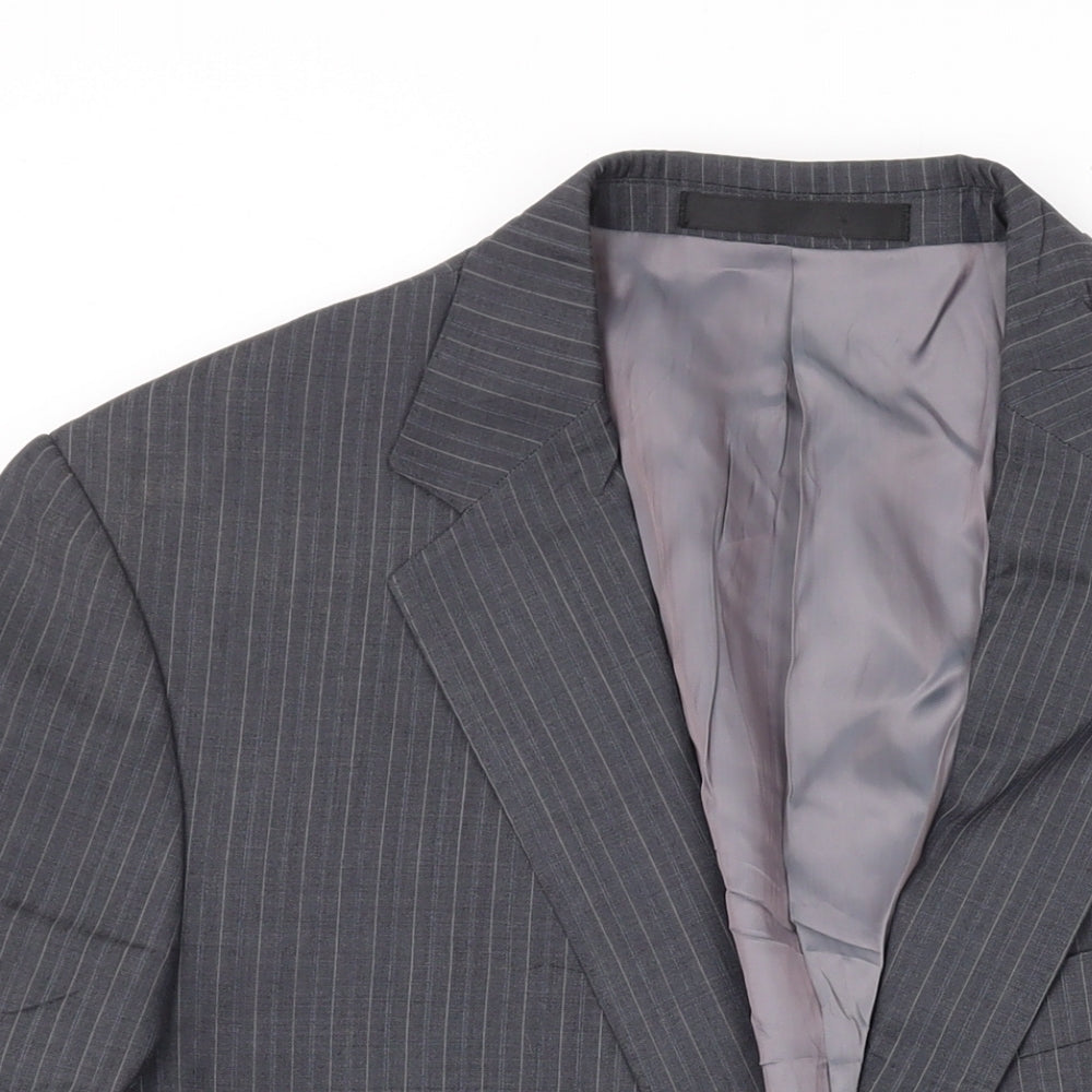 Marks and Spencer Mens Grey Wool Jacket Suit Jacket Size 42 Regular
