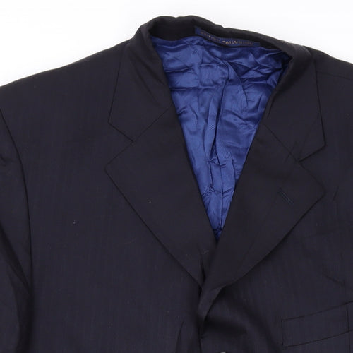Marks and Spencer Mens Black Wool Jacket Suit Jacket Size 40 Regular