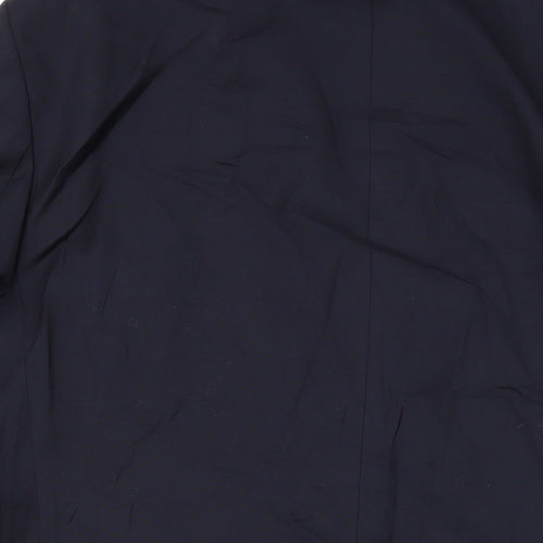 Marks and Spencer Mens Black Wool Jacket Suit Jacket Size 44 Regular