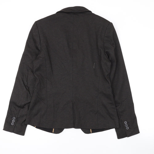 NEXT Womens Black Jacket Blazer Size 10 Button
