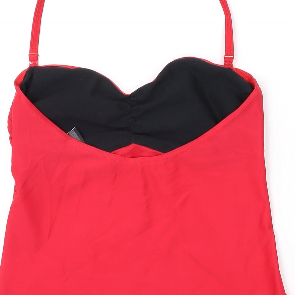 Marks and Spencer Womens Red Polyester Top Size 12