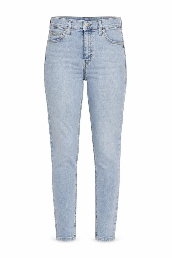 Topshop Womens Blue Cotton Skinny Jeans Size 26 in L27 in Regular Zip