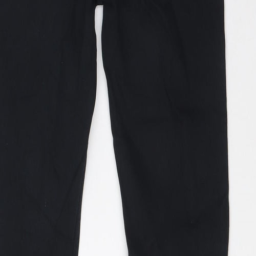 H&M Womens Black Cotton Mom Jeans Size 6 L27 in Regular Zip