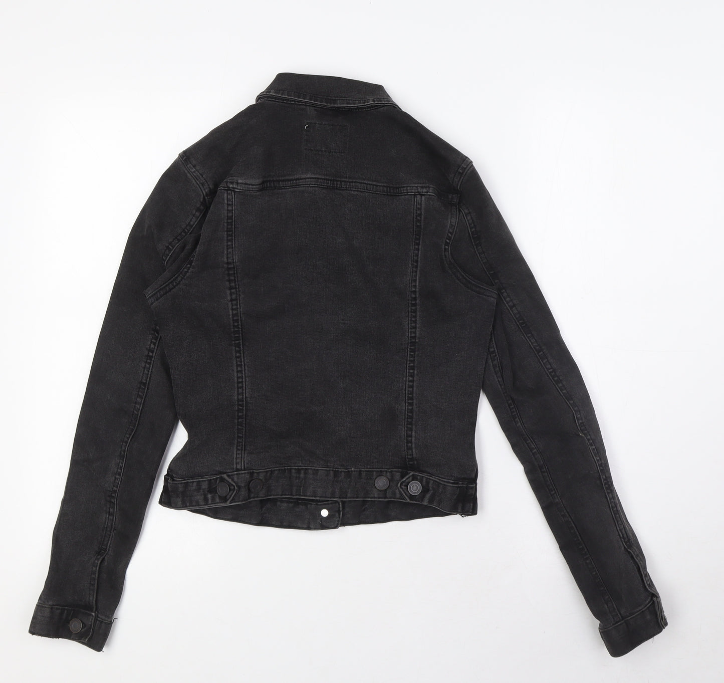 Pull&Bear Womens Black Jacket Size S Button