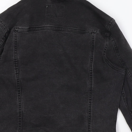 Pull&Bear Womens Black Jacket Size S Button