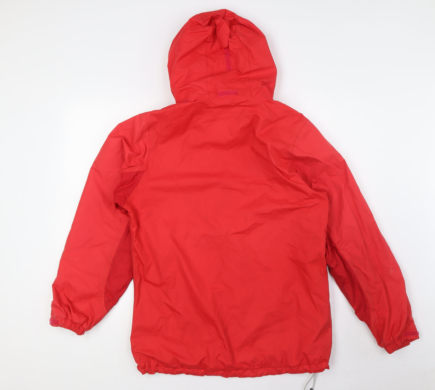 Regatta Womens Red Rain Coat Jacket Size 12 Zip - Light Weight