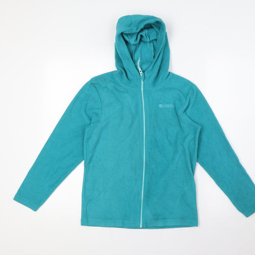 Mountain Warehouse Girls Green Jacket Size 11-12 Years Zip