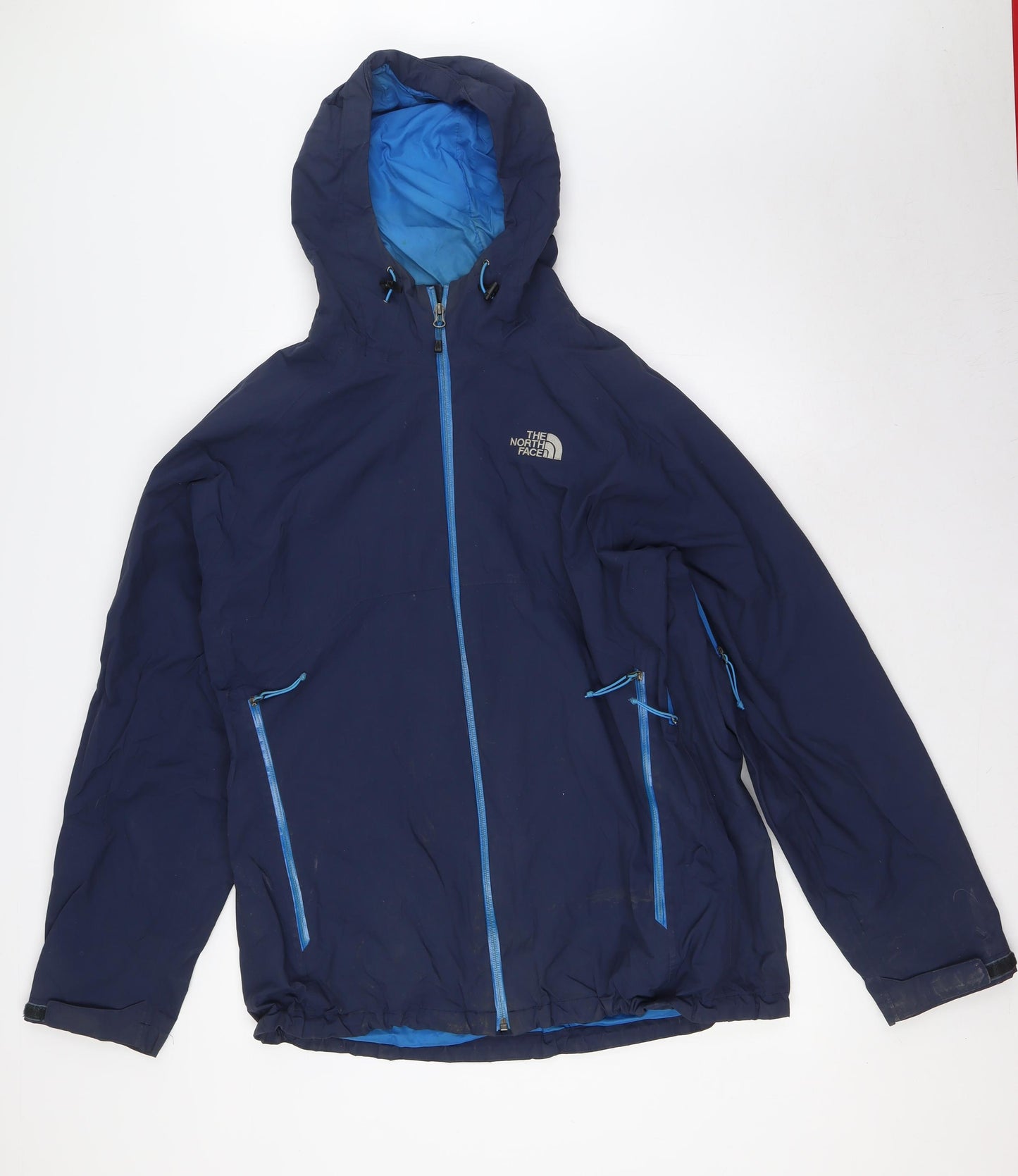 The North Face Mens Blue Jacket Size L Zip