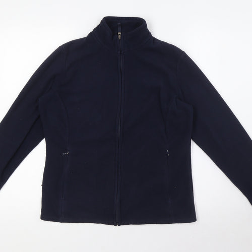 Marks and Spencer Womens Blue Jacket Size 10 Zip