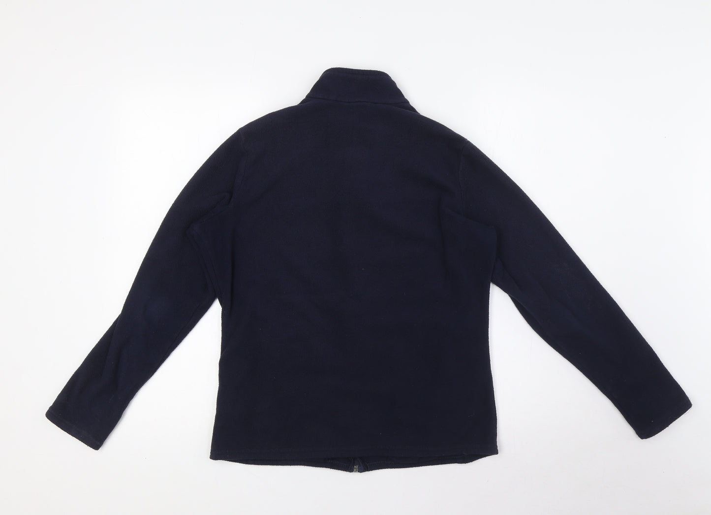 Marks and Spencer Womens Blue Jacket Size 10 Zip