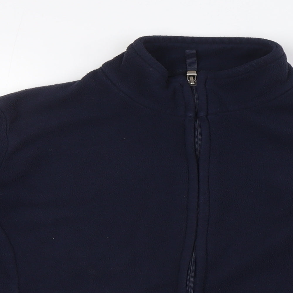 Marks and Spencer Womens Blue Jacket Size 10 Zip