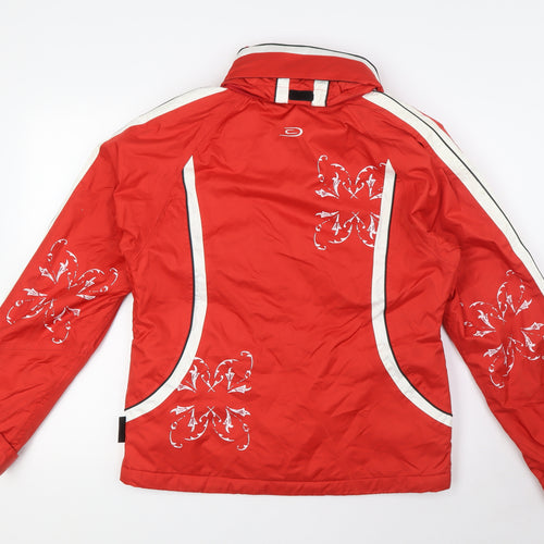Thinsulate Womens Red Ski Jacket Jacket Size S Zip