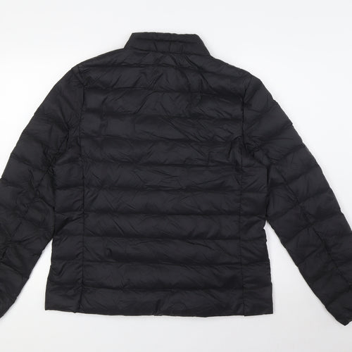 Marks and Spencer Womens Black Puffer Jacket Jacket Size 12 Zip - Stormwear
