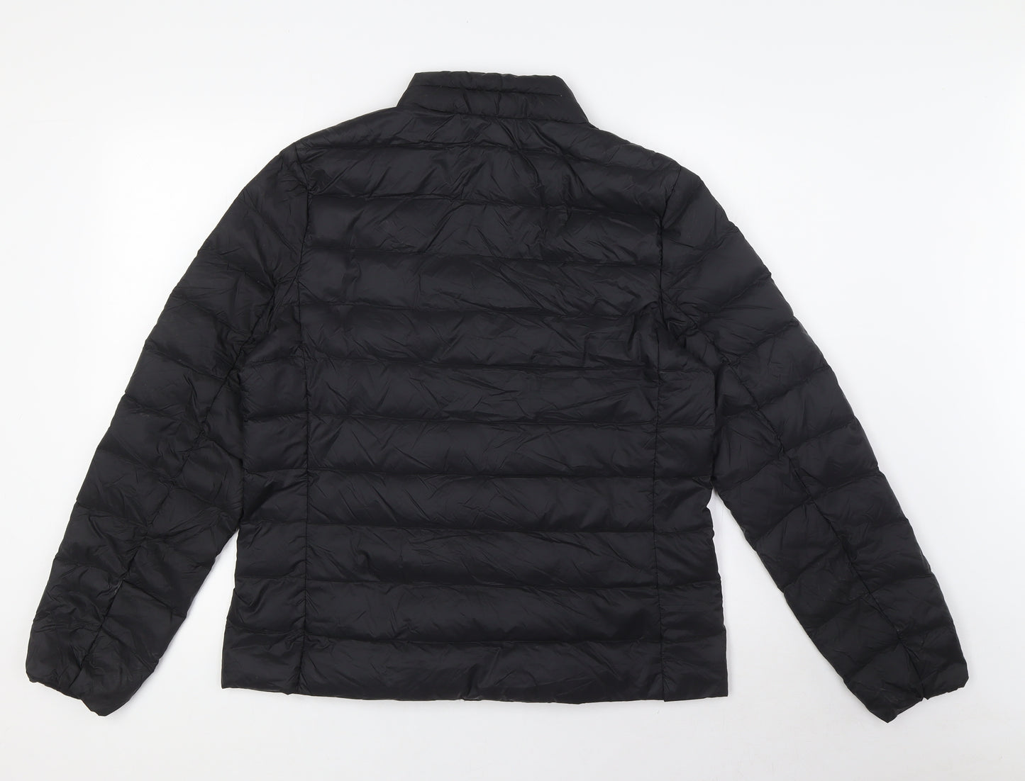 Marks and Spencer Womens Black Puffer Jacket Jacket Size 12 Zip - Stormwear