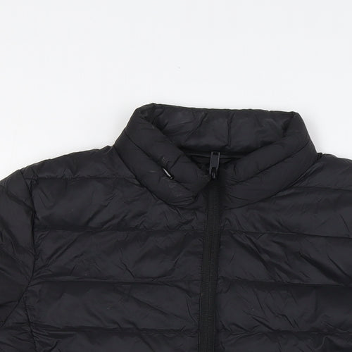 Marks and Spencer Womens Black Puffer Jacket Jacket Size 12 Zip - Stormwear