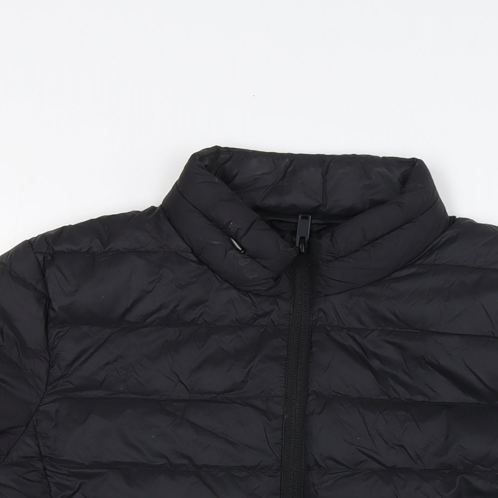 Marks and Spencer Womens Black Puffer Jacket Jacket Size 12 Zip - Stormwear