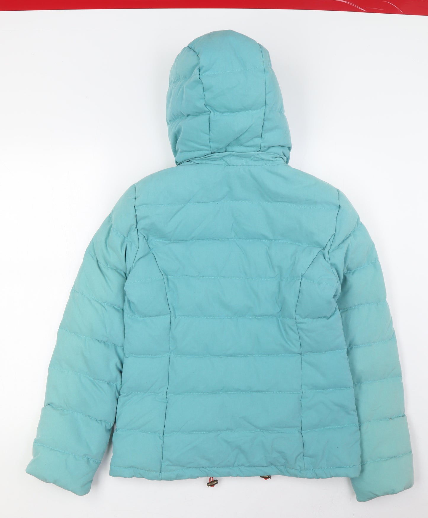 Joules Womens Green Quilted Jacket Size 6 Snap