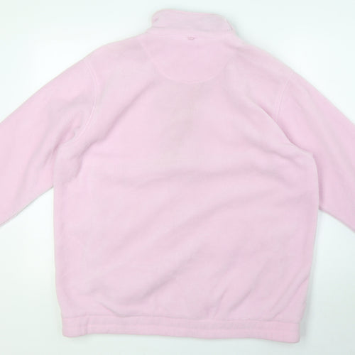 CasualComfort Womens Pink Jacket Size 14 Zip - Interactive
