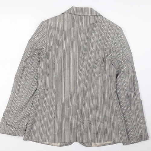 Article Womens Beige Jacket Size 12 Button